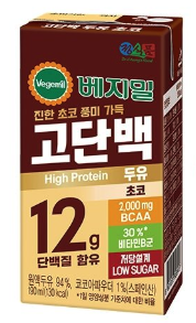정식품) 고단백 두유초코 190ml